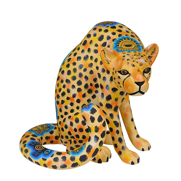 Pedro Carreno: Impressive Cheetah Woodcarving
