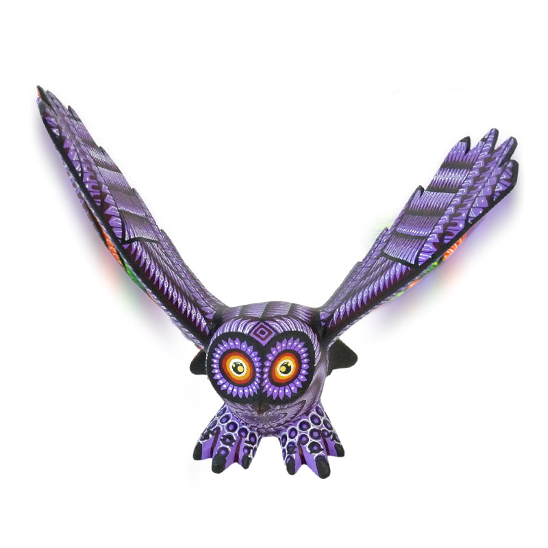 Pedro Carreno: Owl Woodcarving