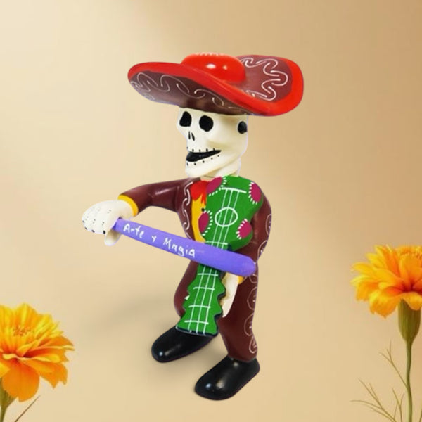 Norberto Fabian Xuana: Skeleton Musician Alebrije