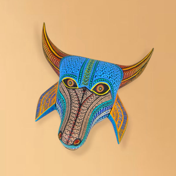 Miguel Xuana: Copal Wood Bull Mask