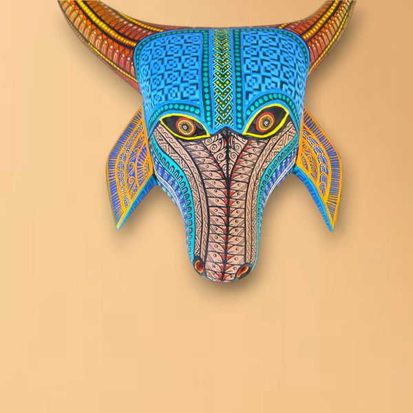 Miguel Xuana: Copal Wood Bull Mask