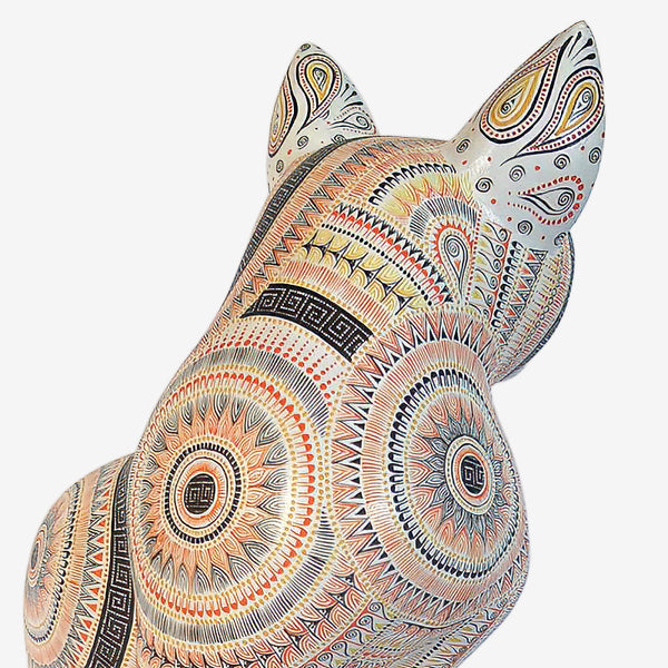 Rocio Fabian: Magnificent Cat Woodcarving