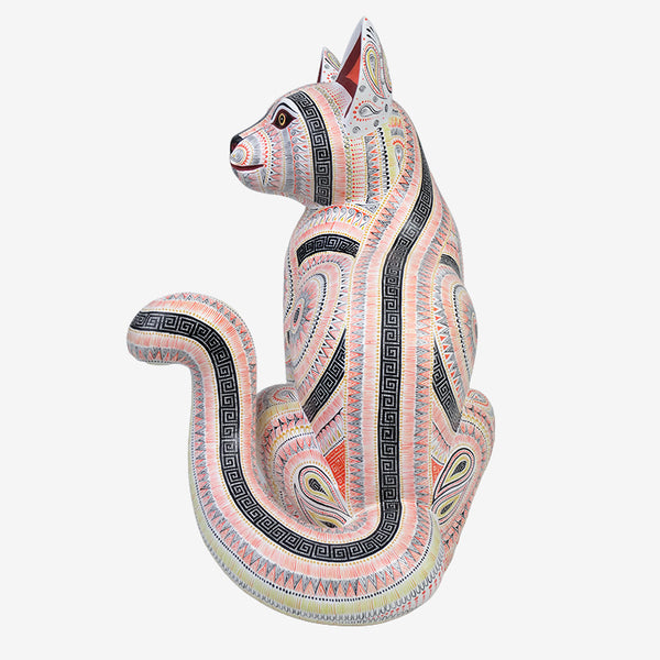 Rocio Fabian: Magnificent Cat Woodcarving