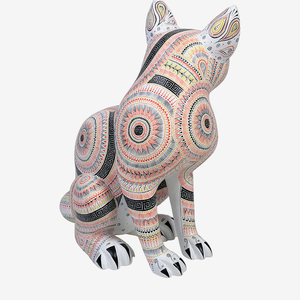 Rocio Fabian: Magnificent Cat Woodcarving