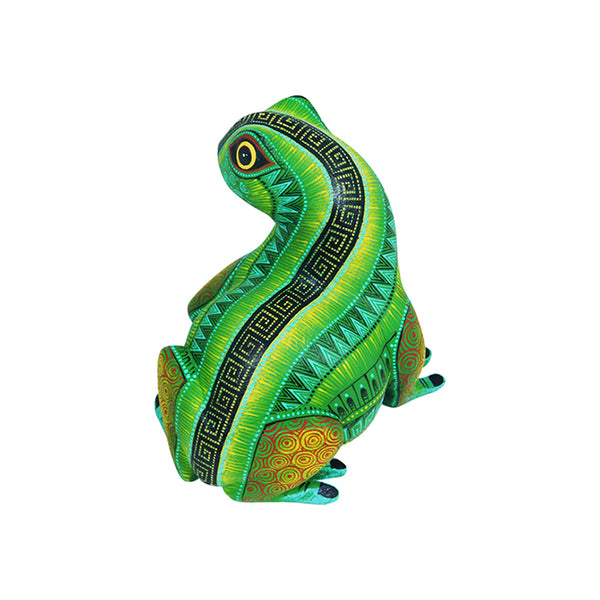 Rocio Fabian: Delicate Frog Woodcarving