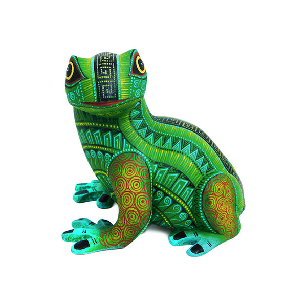 Rocio Fabian: Delicate Frog Woodcarving