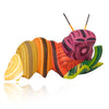 Rocio Fabian: Spectacular Caterpillar Woodcarving