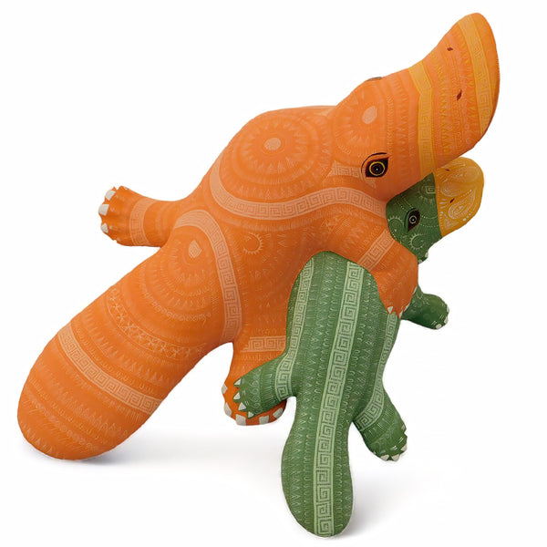 Rocio Fabian: Splendid Platypus & Baby Sculpture