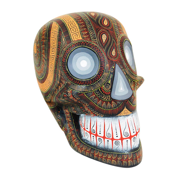 Rocio Fabian: Skull Project Woodcarving