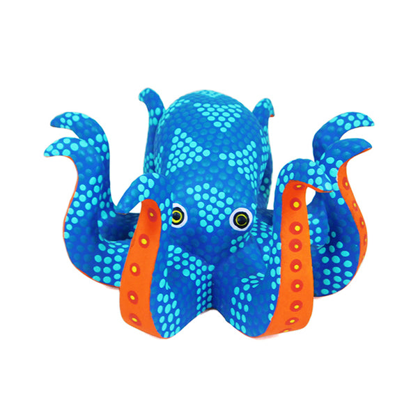 Saul Aragon: Little  Octopus Woodcarving