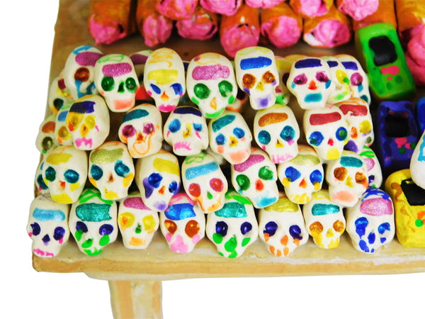 Paper Mache: Skeleton Mexican Candy Seller