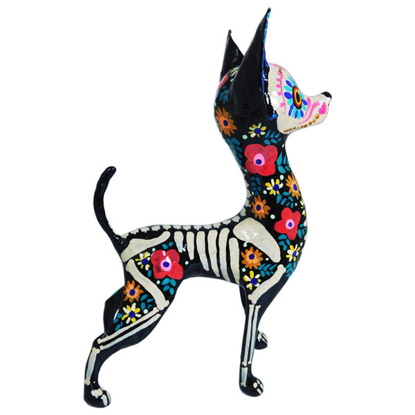 Paper Mache: Day of the Dead Skeleton Dog