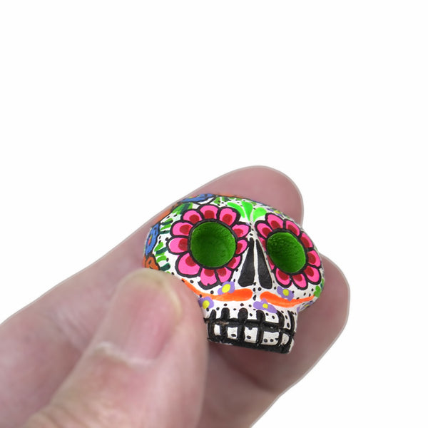 Maria Jimenez: Micro Miniature Day of the Dead Skull Alebrije
