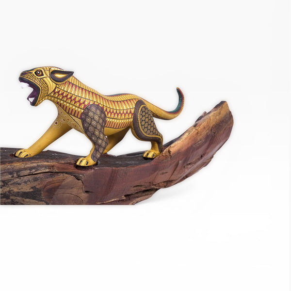 Soledad Cruz: Jaguars Encounter Woodcarving