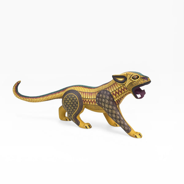 Soledad Cruz: Jaguars Encounter Woodcarving