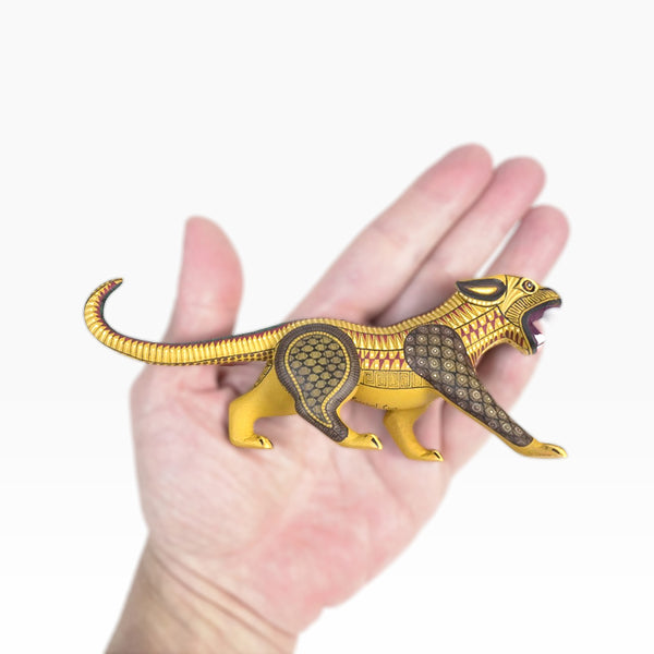 Soledad Cruz: Jaguars Encounter Woodcarving