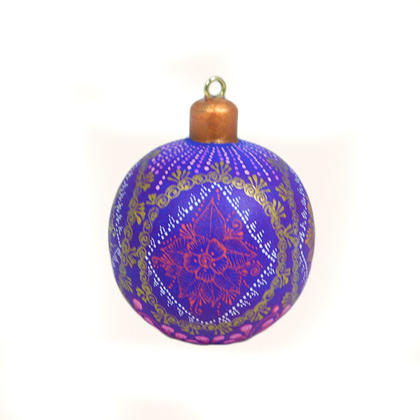 Sueño Zapoteco Women's Cooperative: Lavender  Christmas Ornaments