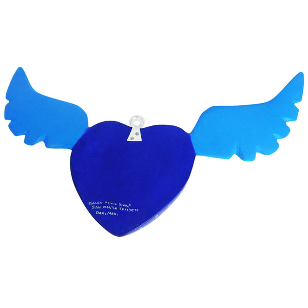 Tinta Divina Studio: Woodcarved Winged Heart