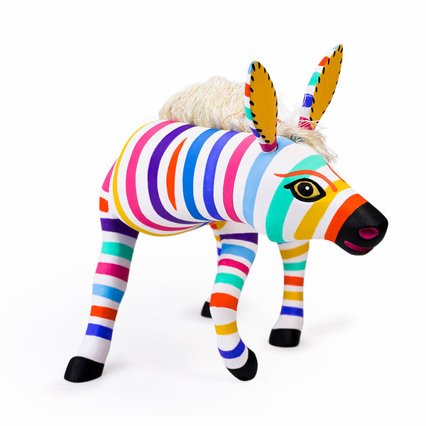 Luis Pablo: Colorful Zebra Alebrije
