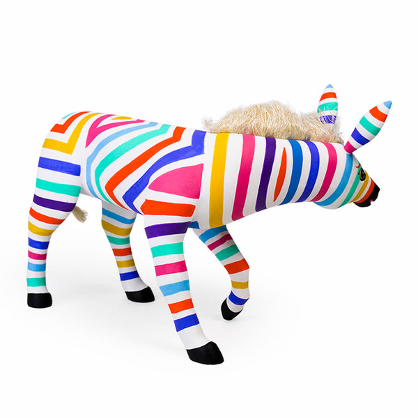 Luis Pablo: Colorful Zebra Alebrije