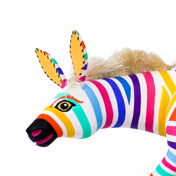 Luis Pablo: Colorful Zebra Alebrije