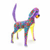 Candido Jimenez: Flowers Dog Oaxaca Woodcarving