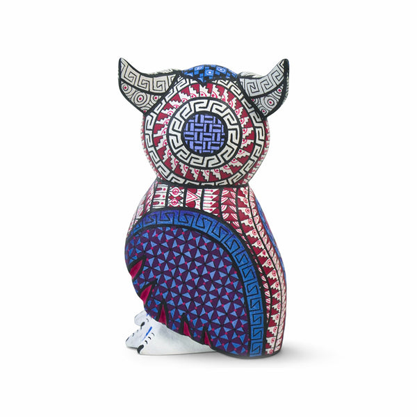 Miguel Xuana: Little Owl Alebrije Woodcarving
