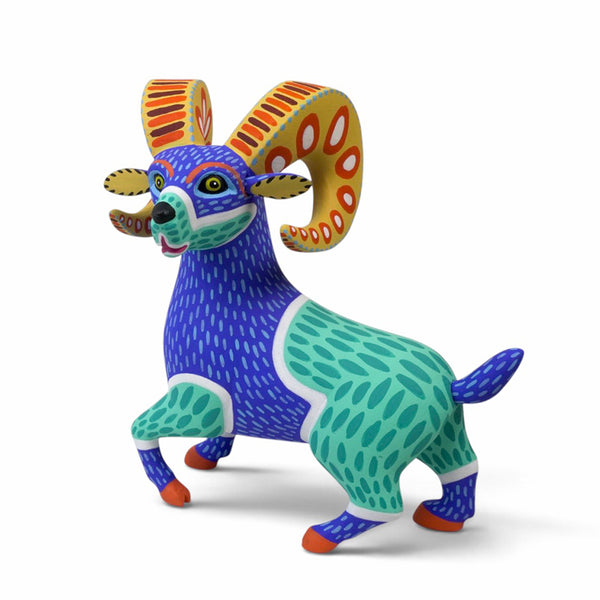 Luis Pablo: Ram Alebrije Woodcarving
