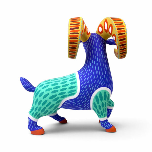 Luis Pablo: Ram Alebrije Woodcarving