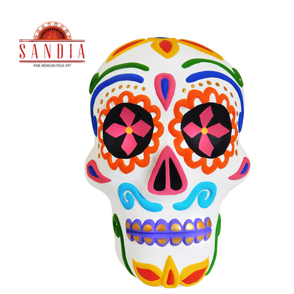 Oaxacan Woodcarving: Sugar Skull Mask