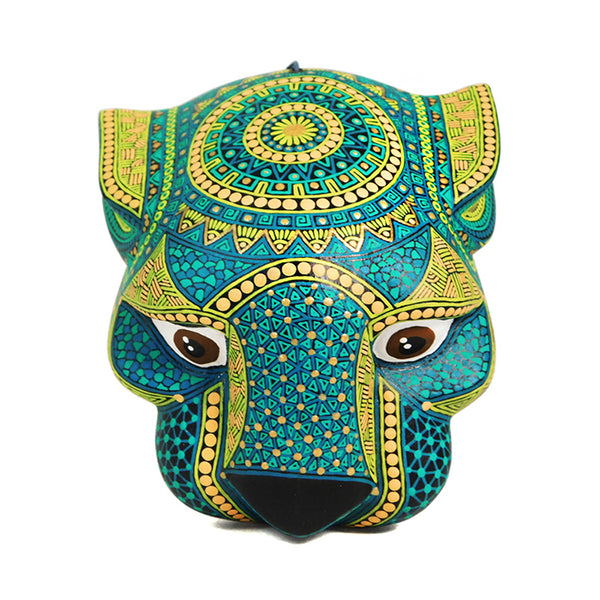 Anel Shunashi: Jaguar Mask Woodcarving Alebrije
