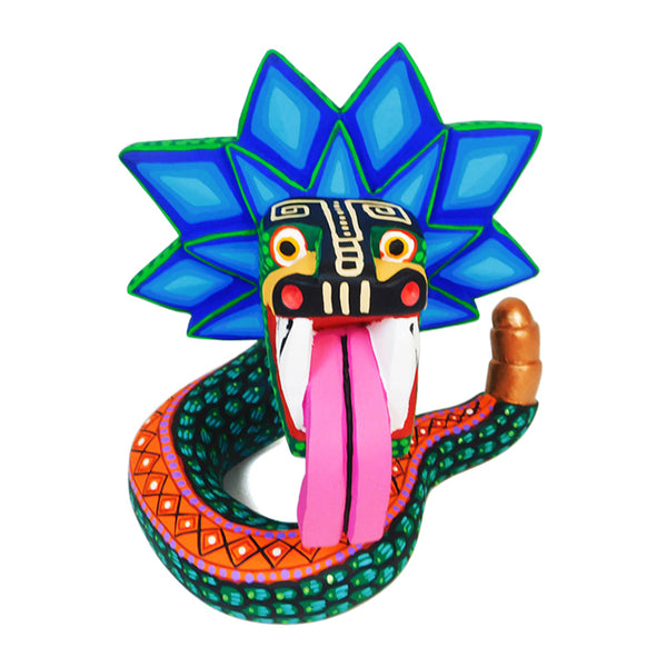 Armando Jimenez: Quetzalcoatl Woodcarving