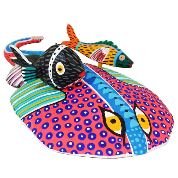 Armando Jïmnez: Stingray & Fish Woodcarving
