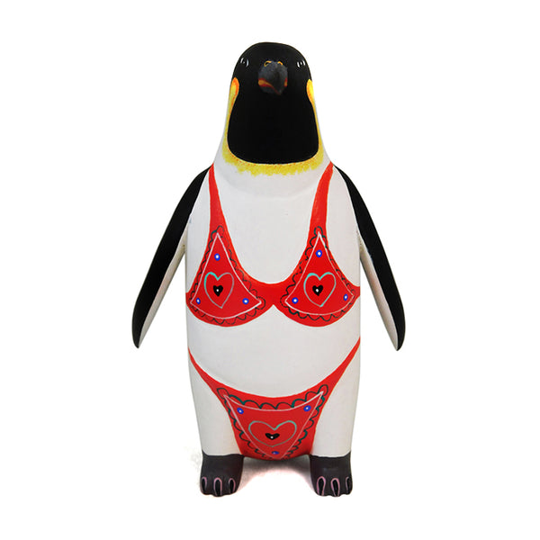 Avelino Perez: Bikini Penguin  Woodcarving