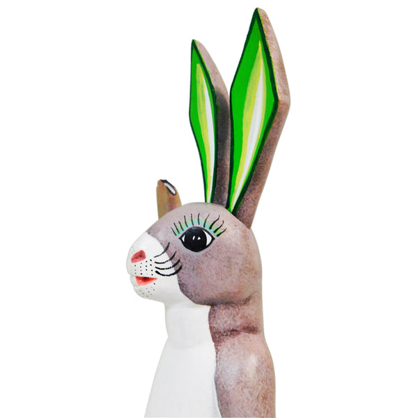 Avelino Perez: Hare on Swimsuit  Woodcarving