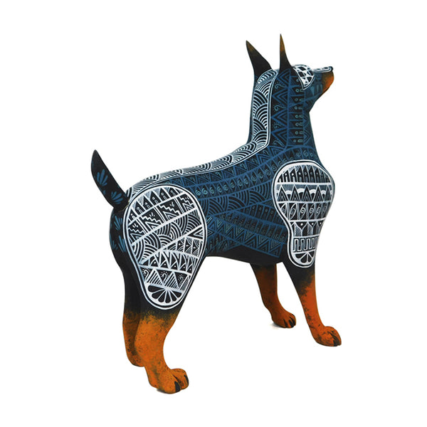 Luis Angel Lucamo: Guardian Dog Woodcarving