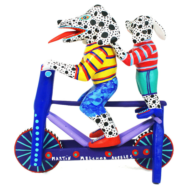 Martin Melchor: Dalmatians on Bicycle