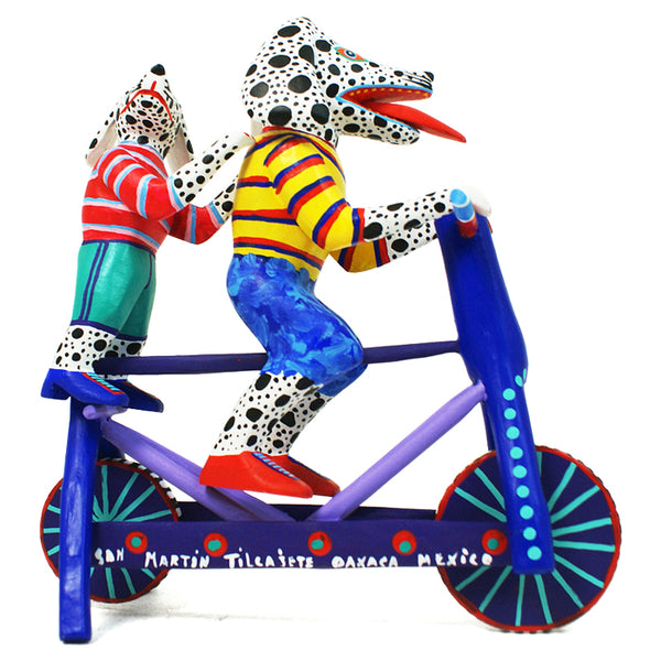 Martin Melchor: Dalmatians on Bicycle
