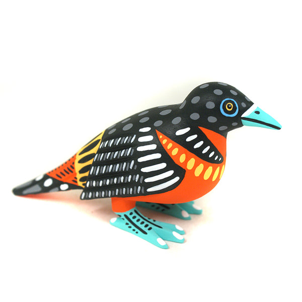 Oaxacan Woodcarving: American Redstart~ Bird Collection