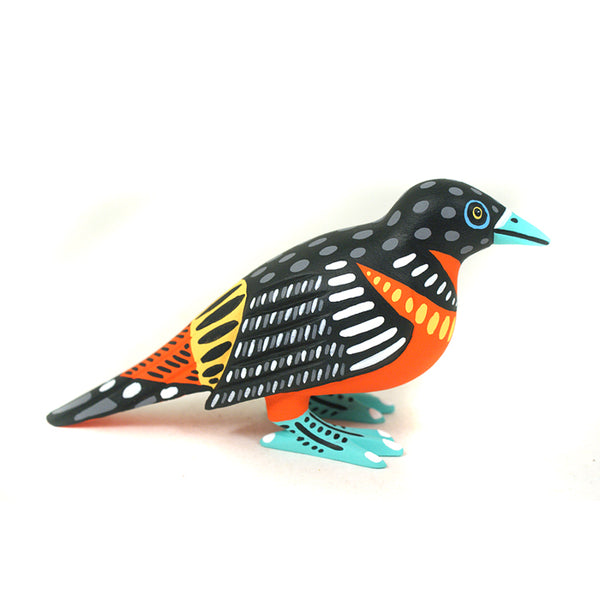 Oaxacan Woodcarving: American Redstart~ Bird Collection