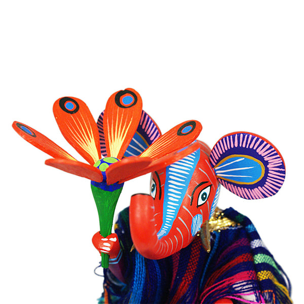 Martin Melchor: Elephant on Stilts with Flower
