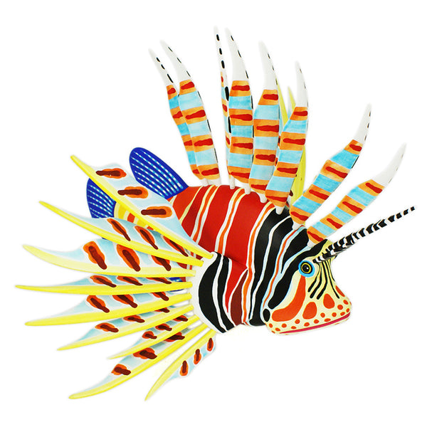 Oaxacan Woodcarving: Amazing Lionfish