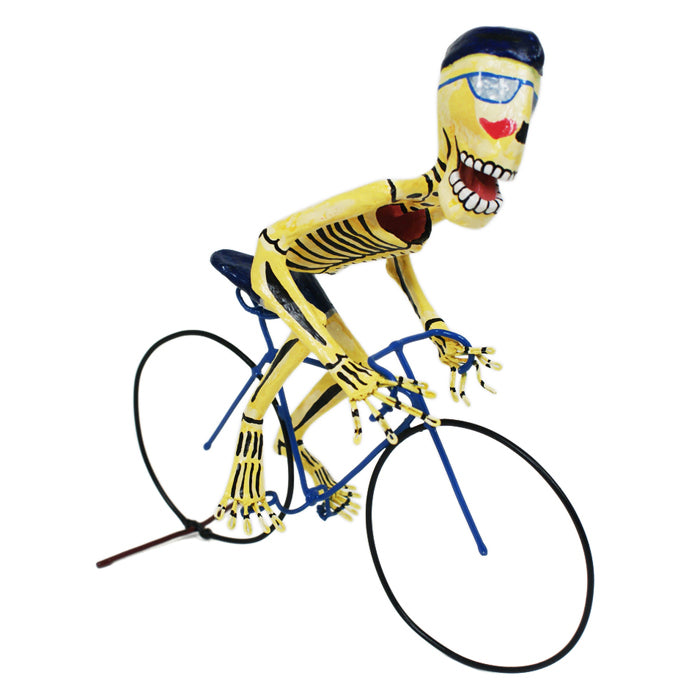 M. Saulo Moreno: Skeleton Cyclist | Sandia Folk