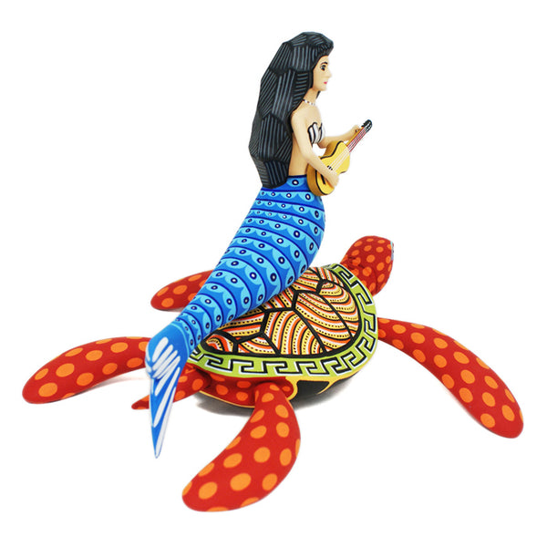 Luis Pablo: Enchanting Mermaid on Turtle