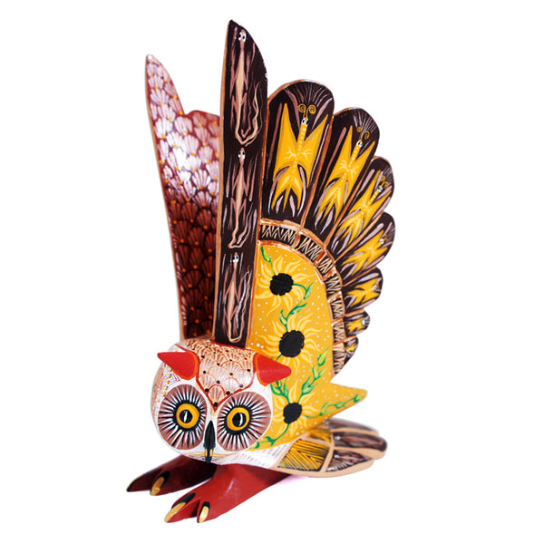 Zeny Fuentes: Sunflowers Owl