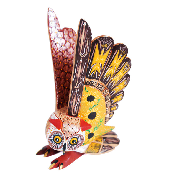 Zeny Fuentes: Sunflowers Owl