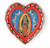 Wood Heart with Our Lady of Guadalupe