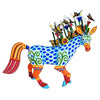 Oaxaca Alebrije Woodcarving: Masterpiece Flowers Horse