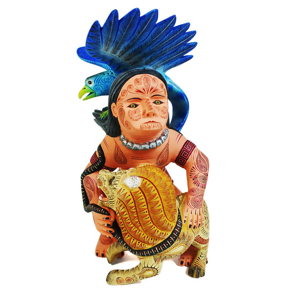 Magdaleno & Rocio Fabian: Aztec Warrior with Lion & Eagle