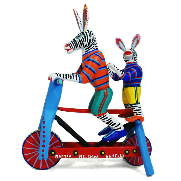 Martin Melchor: Zebras on Bicycle